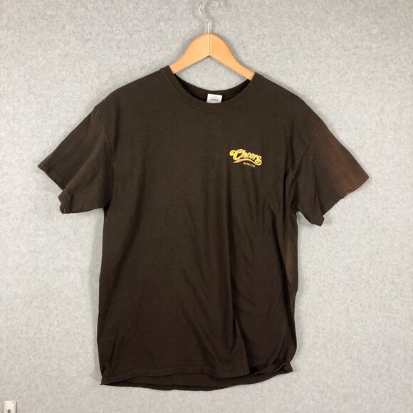 Cheers Boston Brown Graphic Tee Shirt Size Large - Picture 4 of 6